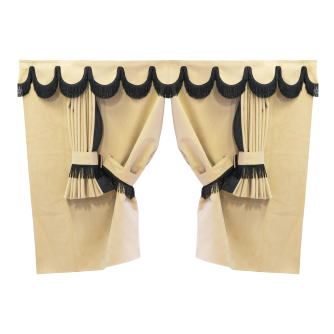 TENDA - LUXURY - SET COMPLETO - SILVERSTONE - SABBIA - FRANGIA - NERO