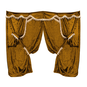 TENDA - SET COMPLETO - CLEOPATRA - NOCCIOLA - POM PON PANNA