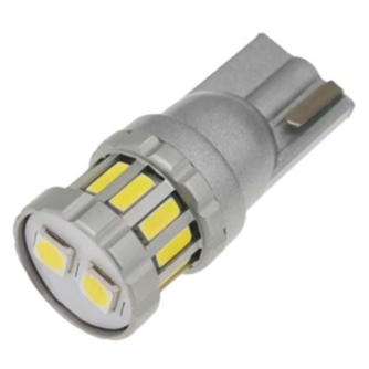 LAMPADINA - LED - BIVOLTAGE - T10 - 350 LUMEN - 12/24V - BIANCA
