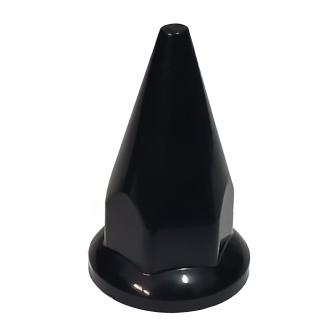 SHINY - COPRIBULLONE - A PUNTA - NERO - 32MM
