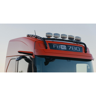 SUPPORTO FARI AD H - VOLVO FH4/5 AERO - MODELLO GLOBETROTTER