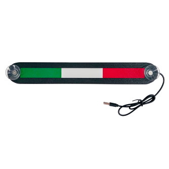 BANDIERA ITALIA - 3D PRINTED - ATTACCO USB 30 X 4,5 CM