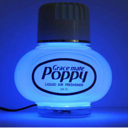 SUPPORTO LUMINOSO PER DEODORANTE POPPY. 5 LED, 12/24V. LUCE BLU.