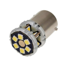 LAMPADINA - LED - BIVOLTAGE - BA15S - 700 LUMEN - 12/24V - BIANCA