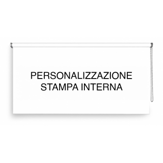 PERSONALIZZAZIONE TENDE A RULLO - AGGIUNTA STAMPA INTERNA
