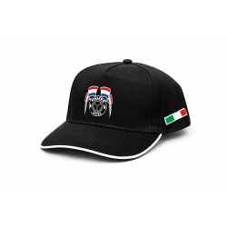CAPPELLINO NERO -  STAMPA HOLLAND STYLE