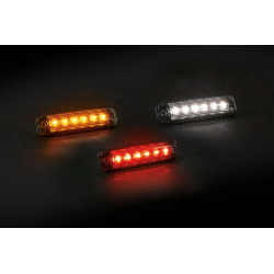 FANALINO LINEAR - DARK SIDE - 6 LED - ROSSO
