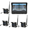 PNI - KIT VIDEOSORVEGLIANZA WIRELESS - TRK504 - MONITOR LCD E 4 TELECAMERE