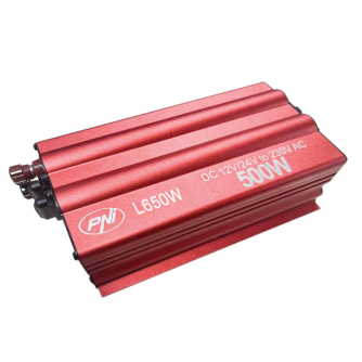 PNI - INVERTER - ONDA MODIFICATA - 500W - IN 12/24V OUT 230V