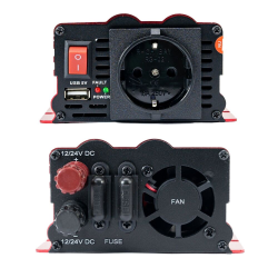 PNI - INVERTER - ONDA MODIFICATA - 500W - IN 12/24V OUT 230V