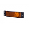 FANALINO A LED - CON CATADIOTTRO 3 LED - ARANCIO 12/24V