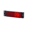 FANALINO A LED - CON CATADIOTTRO 3 LED - ROSSO 12/24V