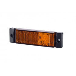 FANALINO A LED - CON CATADIOTTRO 3 LED - ARANCIO 12/24V