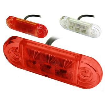 FANALINO FULL IMMERSION 3 LED ROSSO (1.860)