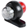FANALINO CORNETTO A LED - 12-24V - BIANCO-ROSSO