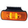 FANALINO A LED - LATERALE CATADIOTTRO - MEZZE LUNE - ARANCIO 12/24V - CON STAFFA ( LD2220)